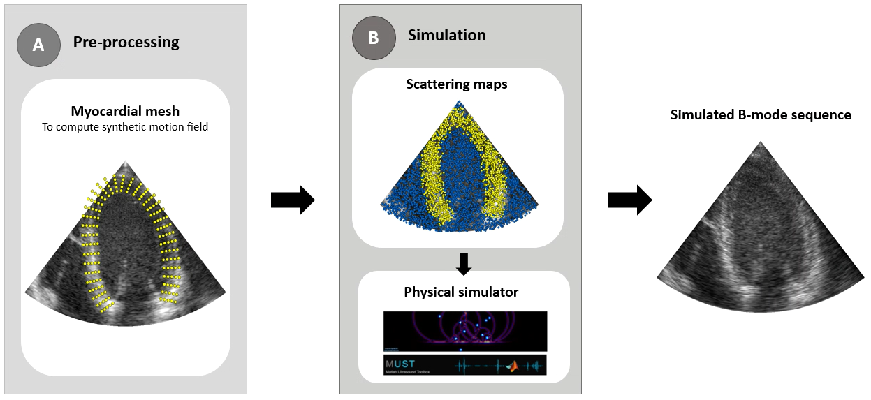 Illustration of the simulation workflow